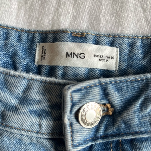 Mango Miami Mid-Rise Straight Fit Jeans - Picture 3 of 6